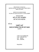 Thiết kế nhà in thông tấn xã việt nam 