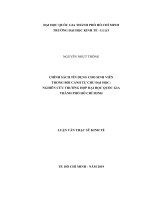 Chính sách tín dụng cho sinh viên trong bối cảnh tự chủ đại học nghiên cứu trường hợp đại học quốc gia thành phố hố chí minh (luận văn thạc sỹ luật) 