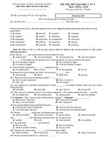 Tieng Anh thi thu DH lan 1ma 209