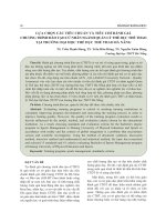 Lựa chọn các tiêu chuẩn và tiêu chí đánh giá chương trình đào tạo cử nhân ngành Quản lý thể dục thể thao tại trường Đại học Thể dục thể thao Đà Nẵng