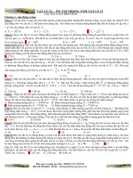 cac bai toan co dong theo cau truc de thi DH day ducac chuong giang vien bach khoa HN