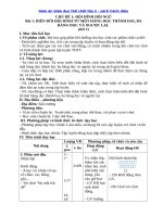 Giáo án môn giáo dục thể chất  lớp 2 - bộ sách cánh diều