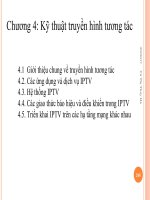 Bài giảng Kỹ thuật phát thanh và truyền hình: Chương 4 - Vũ Thị Thúy Hà