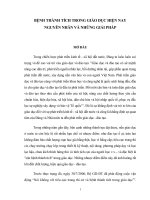 TIỂU LUẬN GIÁO dục học   BỆNH THÀNH TÍCH TRONG GIÁO dục HIỆN NAY, NGUYÊN NHÂN và NHỮNG GIẢI PHÁP