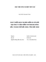 Phát triển dịch vụ bảo hiểm xe cơ giới tại công ty bảo hiểm viettinbank đông bắc, thành phố bắc ninh, tỉnh bắc ninh 