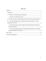 Bình luận quy định của pháp luật việt nam hiện hành về thỏa thuận trọng tài thương mại 