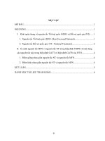 So sánh nội dung nguyên tắc MFN và nguyên tắc NT trong hiệp định TRIPS với nội dung các nguyên tắc này trong hiệp định GATT và hiệp định GATS của WTO 