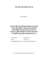 Thành phần loài ruồi đục quả hại cây ăn quả có múi, đặc điểm gây hại của loài ruồi đục quả phương đông bactrocera dorsalis hendel và một số biện pháp phòng trừ tr 