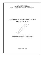 Luận văn thạc sĩ công ty cổ phần thủy điện genco 2 đà nẵng 