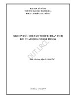Luận văn thạc sĩ nghiên cứu chế tạo thiết bị phân tích khí thải động cơ đốt trong 