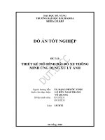 Luận văn thạc sĩ thiết kế mô hình bãi đỗ xe thông minh ứng dụng xử lý ảnh 