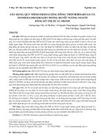 Xây dựng quy trình định lượng đồng thời Irbesartan và Hydroclorothiazid trong huyết tương người bằng kỹ thuật LC-MS/MS