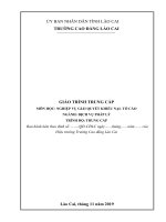 Giáo trình Nghiệp vụ giải quyết khiếu nại và tố cáo (Ngành: Dịch vụ pháp lý) - Trường CĐ Cộng đồng Lào Cai