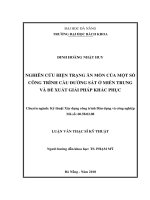 Luận văn thạc sĩ nghiên cứu hiện trạng ăn mòn của một số công trình cầu đường sắt ở miền trung và đề xuất giải pháp khắc phục 
