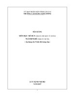 Bài giảng Quản lý nhà nước về văn hóa (Ngành: Quản lý văn hóa) - Trường CĐ Cộng đồng Lào Cai