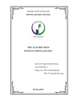 “Phát triển kĩ năng giao tiếp cho học sinh Trung học Phổ thông thông qua môn Hóa học”