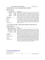 “Câu chuyện ẩm thực” trong phát triển du lịch Việt Nam