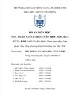 Tủ điều khiển 2 bơm nước chạy luân phiên nhau băng phương pháp khởi động trực tiếp DOL