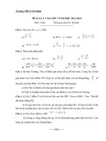 De thi vao lop chon 20132014cuc hay