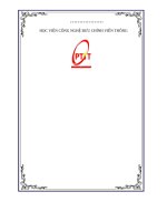 Bài tập lớn môn phân tích và thiết kế hệ thống thông tin quản lý hãng tour du lịch 