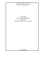 Giáo trình Chế tạo phôi hàn (Nghề: Hàn) - Trường CĐ Cộng đồng Lào Cai