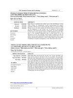 Nhân vật nữ trong tiểu thuyết của Khái Hưng và niềm kiêu hãnh về vẻ đẹp cơ thể (Khảo sát qua “Hồn bướm mơ tiên”, “Đời mưa gió”, “Nửa chừng xuân”)