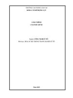 Giáo trình Bảo dưỡng và sửa chữa hệ thống trang bị điện ô tô (Nghề: Công nghệ ô tô) - Trường CĐ Cộng đồng Lào Cai