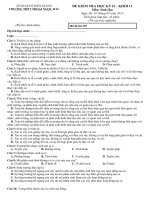 Sinh 11 cuoi ki 2 De 3