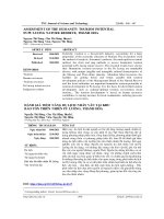 Đánh giá tiềm năng du lịch nhân văn tại Khu bảo tồn thiên nhiên Pù Luông, Thanh Hóa