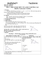 Giao an hinh hoc lop 9 tuan 1