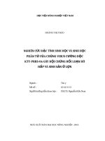 Luận văn thạc sĩ nghiên cứu đặc tính sinh học và sinh học phân tử của chủng virus cường độc KTY   PRRS   06 gây hội chứng rối loạn hô hấp và sinh sản ở lợn 