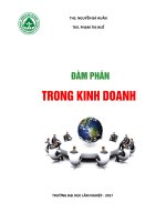 Bài giảng đàm phán trong kinh doanh   đh lâm nghiệp 