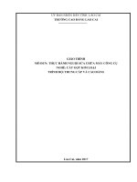 Giáo trình Thực hành nguội sửa chữa máy công cụ (Nghề: Cắt gọt kim loại) - Trường CĐ Cộng đồng Lào Cai