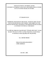 Reporting strategies in the novel nỗi buồn chiến tranh and its english translated version the sorrow of war by phan thanh hao and frank palmos a systemic functional comparison 