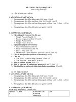 DE CUONG ON TAP HOC KY II TIENG ANH 7