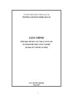 Giáo trình Kỹ thuật xung số (Nghề: Điện công nghiệp) - Trường CĐ Cộng đồng Lào Cai