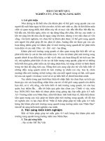 Một số biện pháp giúp trẻ mẫu giáo 4 5 tuổi hứng thú khám phá môi trường xung quanh trong trường mầm non nhân đạo 