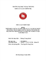 PHÉP BIỆN CHỨNG vé mẫu THUẪN và vận DỤNG PHÂN TÍCH mâu THUẫN BIỆN CHỨNG TRONG nền KINH tế THỊ TRƯỜNG ĐỊNH HƯỚNG xã hội CHỦ NGHĨA ở VIỆT NAM HIỆN NAY 