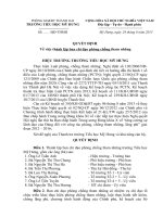 Quyet dinh Ke hoach phong chong tham nhung