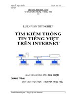 Tìm kiếm thông tin tiếng việt trên internet  