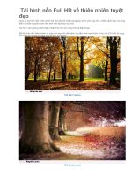 Hinh nen Full HD ve thien nhien tuyet dep