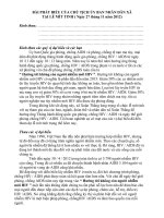 bai phat bieu cua chu tich UBND xa