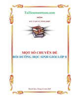 chuyên đề bồi dưỡng học sinh giỏi toán 8