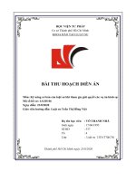 BÀI THU HOẠCH DIỄN ÁN HỒ SƠ - Hồ sơ Lê Hy Minh Hải, Lê Quang Trung Mua bán trái phép chất ma túy