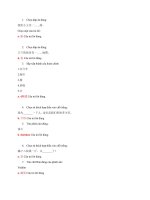 Đáp án tiếng trung 2 ehou đại học mở en06