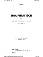 giáo trình hóa PHÂN TÍCH chi tiết