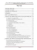 Tiểu luận nghiên cứu xây dựng quy trình lắp đặt, vận hành, khai thác và bảo dưỡng thiết bị GPON ZTE ZXR10 c320 của hãng ZTE 