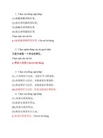 Đáp án tiếng trung 4 ehou đại học mở en06