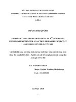 Cải thiện kỹ năng nói tiếng anh của học sinh lớp 4 bằng việc sử dụng hoạt động đọc truyện biểu diễn 