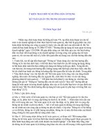 Ý KIẾN TRAO đổi về HƯỚNG dẫn áp DỤNG 